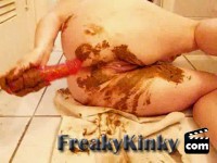  Amanda bath red dirty dildo 
