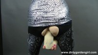  Silver dress prolapse and white dong 
