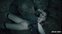  Halloween Bdsm story in the forest with German 