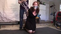  Bondage, torment and hogtie for very hot woman 