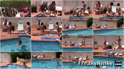  Chastity Holiday – swimming pool 